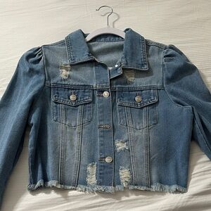 Distressed Denim Jacket